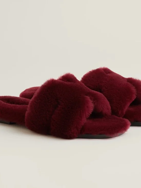 Hermès Oran Rouge H Sandal size 35/5 NWT & Receipt - Picture 5 of 6